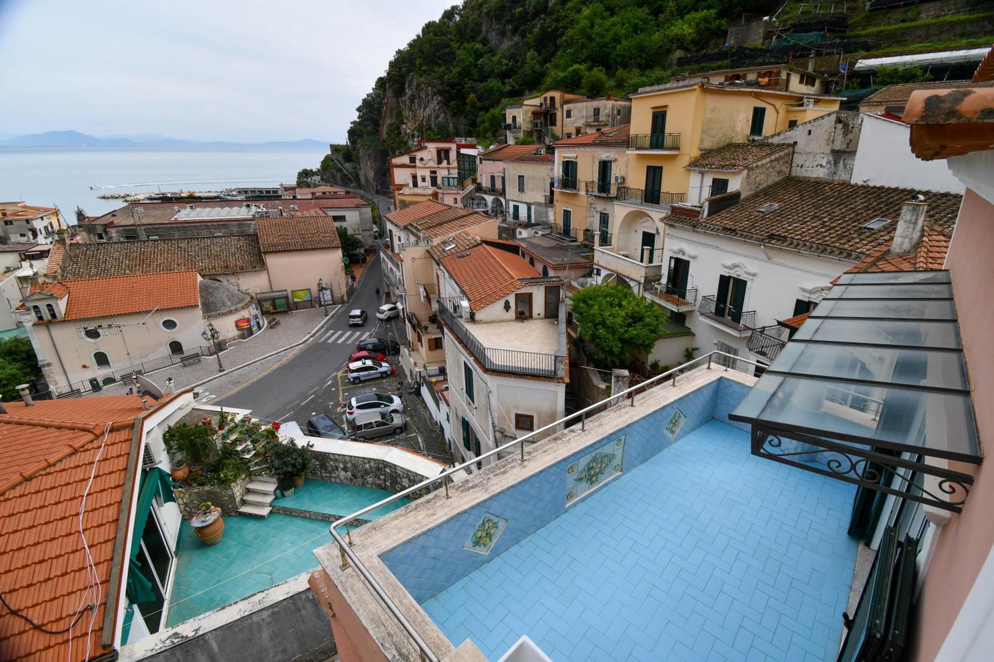 Ferienwohnung Casa Azzurra Cetara Exterior foto